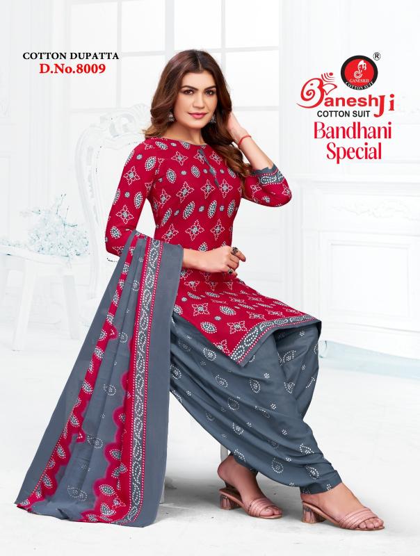 Ganeshji bandhani vol 8 wholesale dress materials in mumbai with price